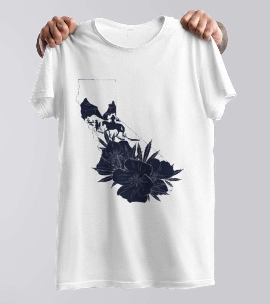 Crooks & Castles Califas California Script Floral T-Shirt