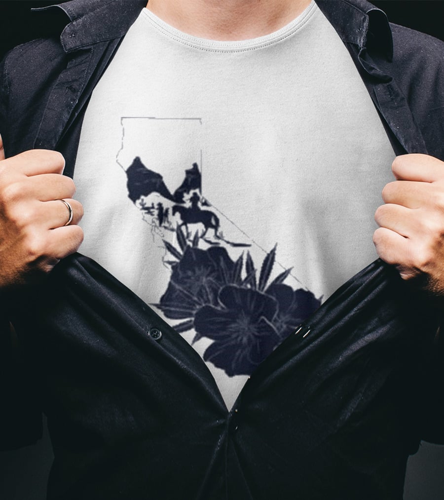 Crooks & Castles Califas California Script Floral T-Shirt