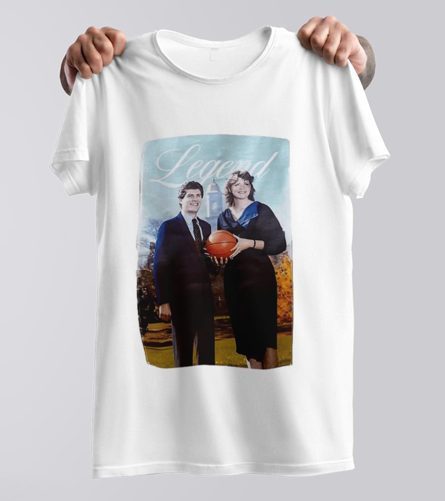 UConn Big East Legend Peggy Myers Basketball Custom T-Shirt