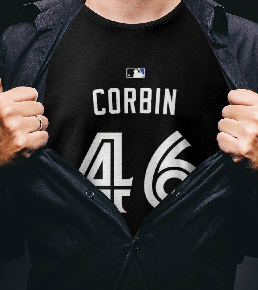 Corbin 46 MLB Toronto Blue Jays Number 46 T-Shirt