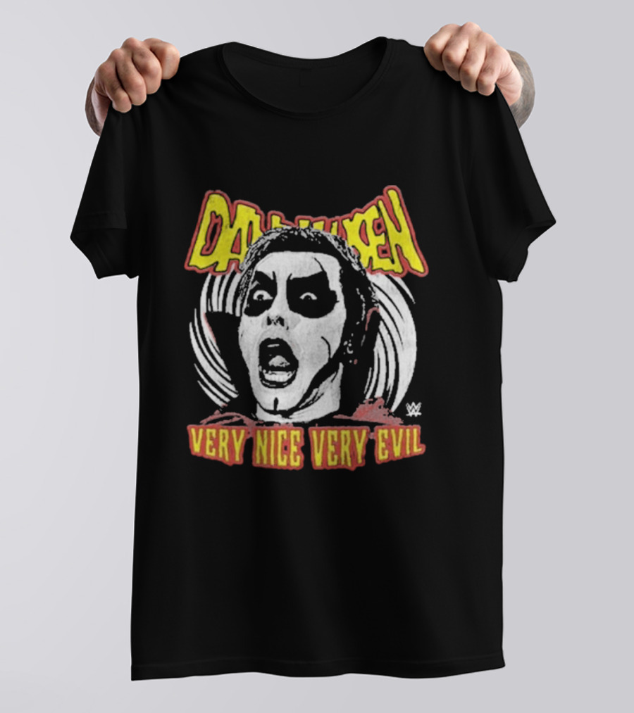 Danhausen Very Nice Very Evil WWE Horror Scream Face T-Shirt
