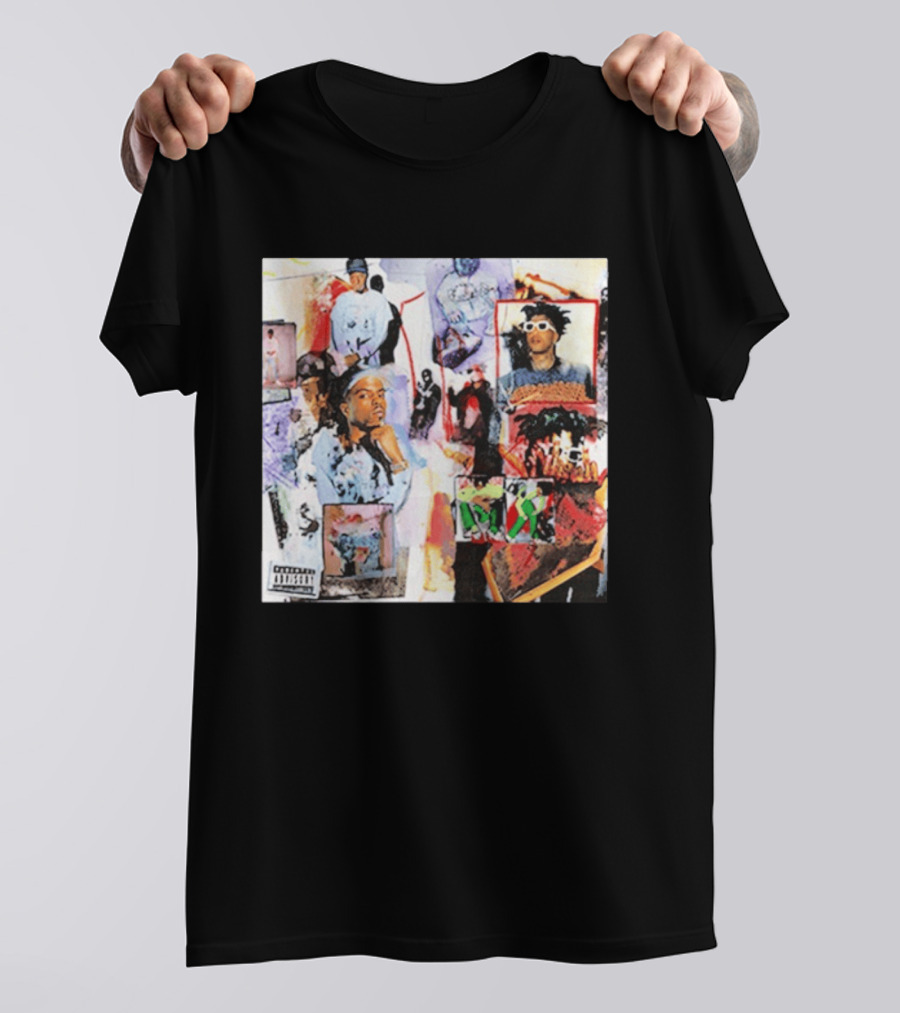 Pi'erre Bourne YO!88 Collage Explicit Content Vintage Style Photo Montage T-Shirt