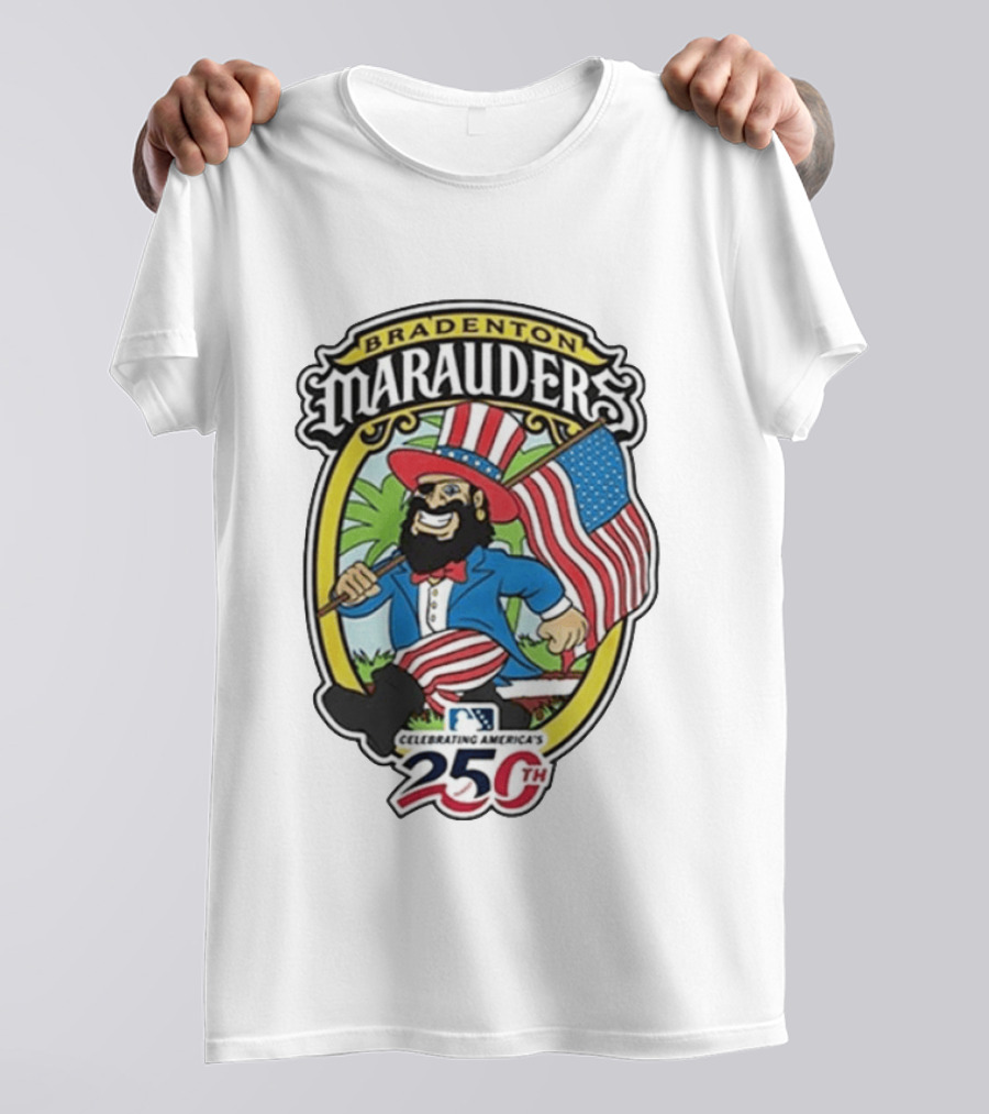 Bradenton Marauders Celebrating America's 250th Independence Day 2026 T-Shirt