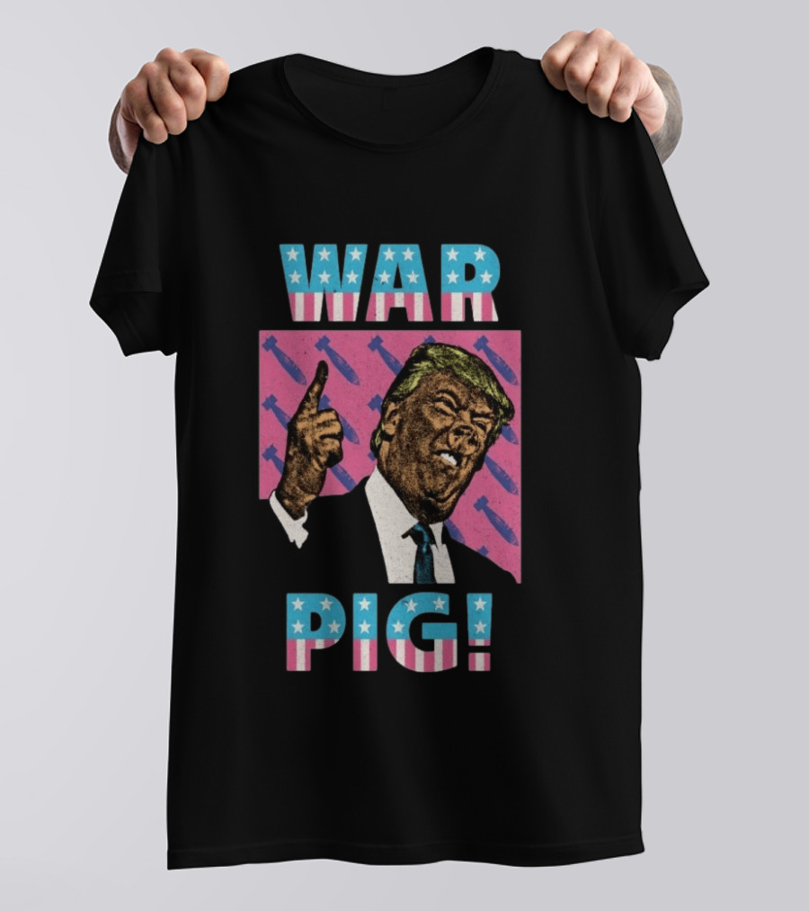 WAR PIG Patriotic Bombs T-Shirt
