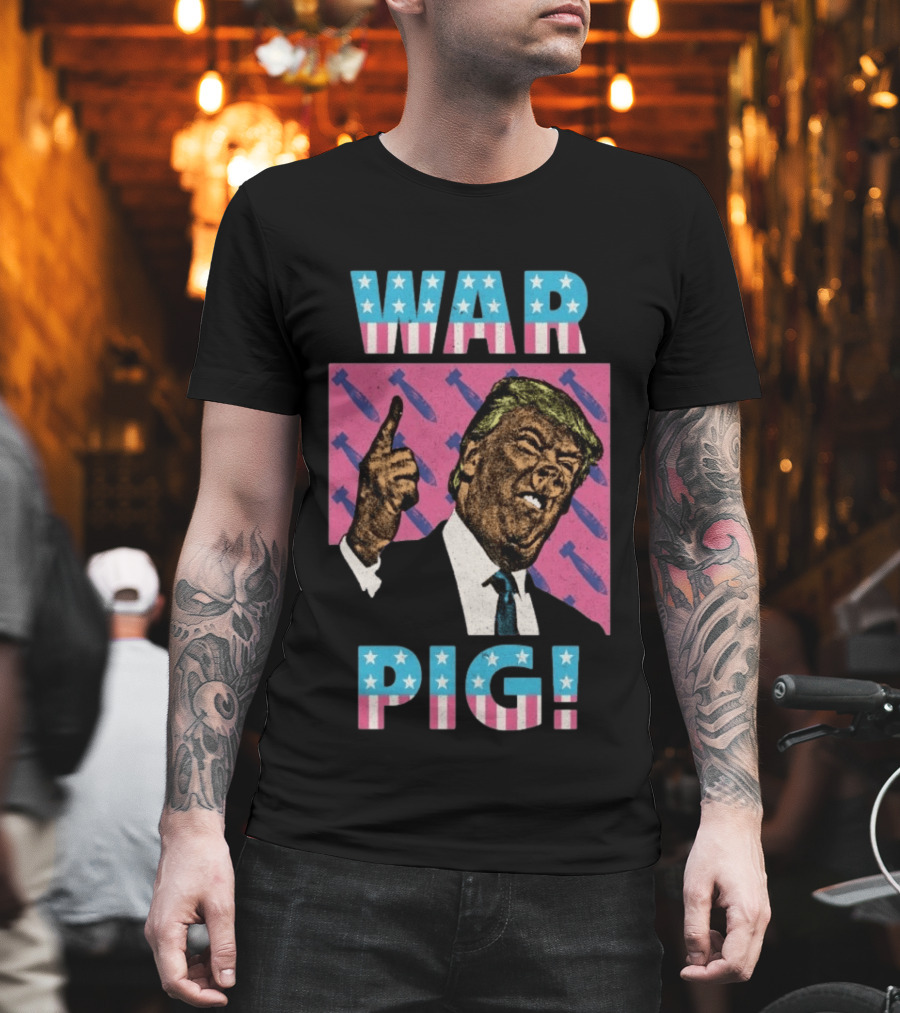 WAR PIG Patriotic Bombs T-Shirt