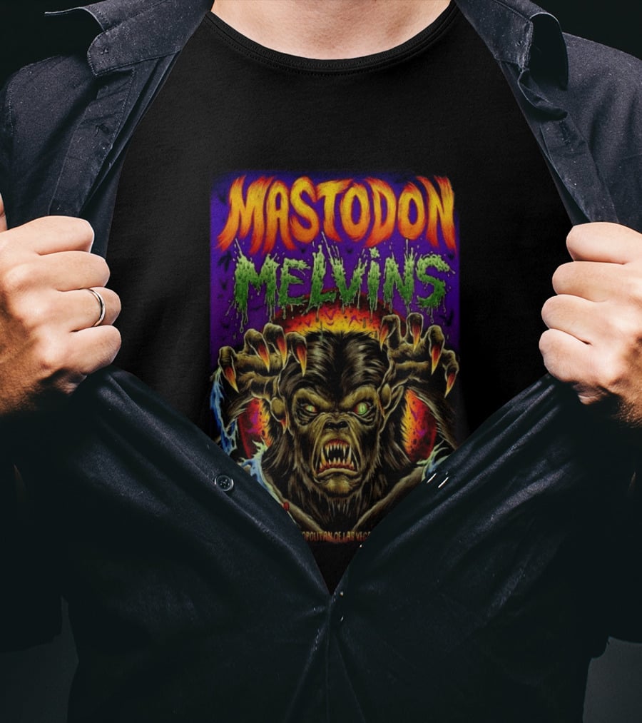 Mastodon Melvins Flatwounds Concert The Chelsea At The Cosmopolitan Las Vegas April 24 2026 T-Shirt
