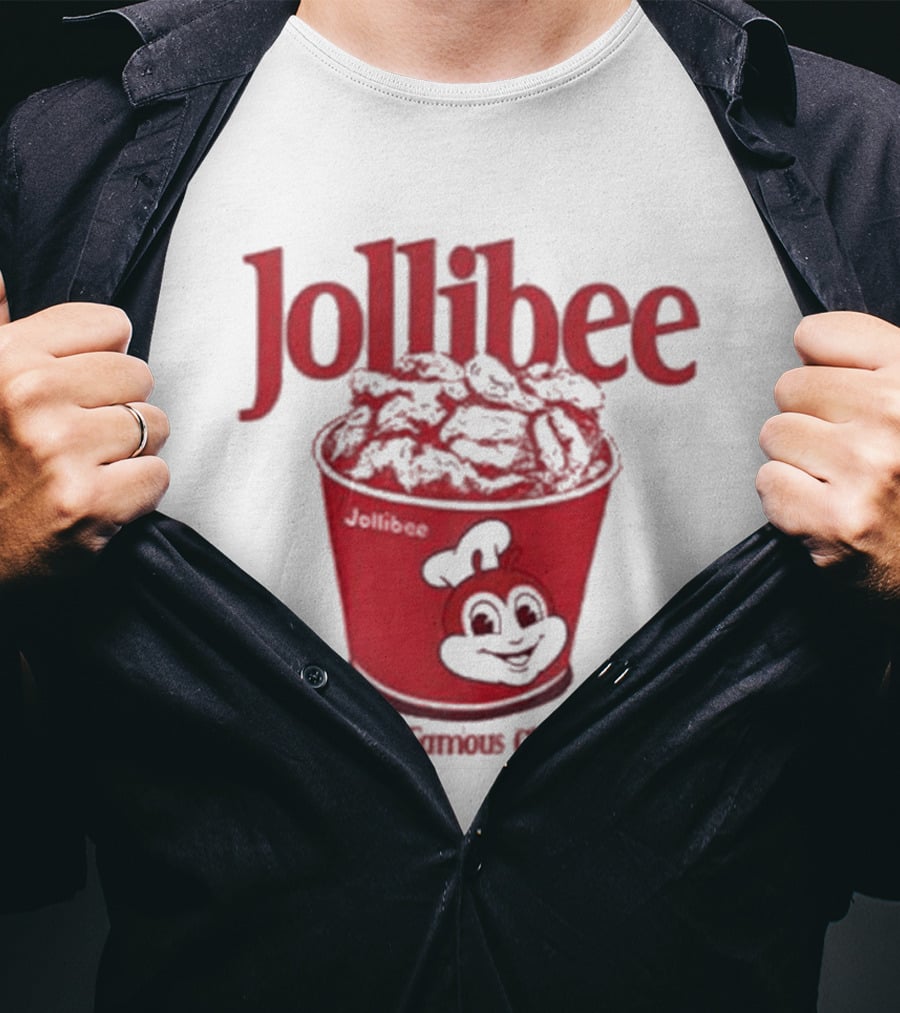 Jollibee Home Of The Famous Chickenjoy Bucket T-Shirt