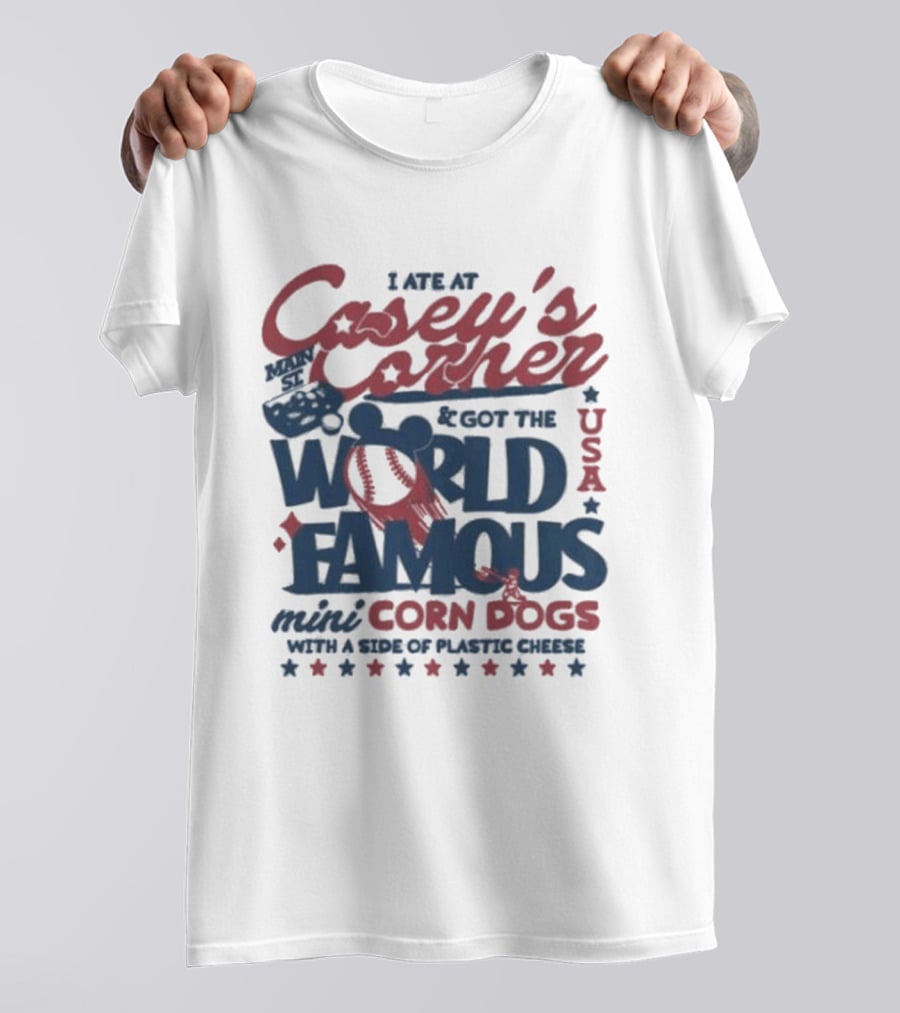 Casey's Corner World Famous Mini Corn Dogs USA T-Shirt