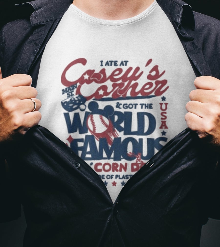 Casey's Corner World Famous Mini Corn Dogs USA T-Shirt