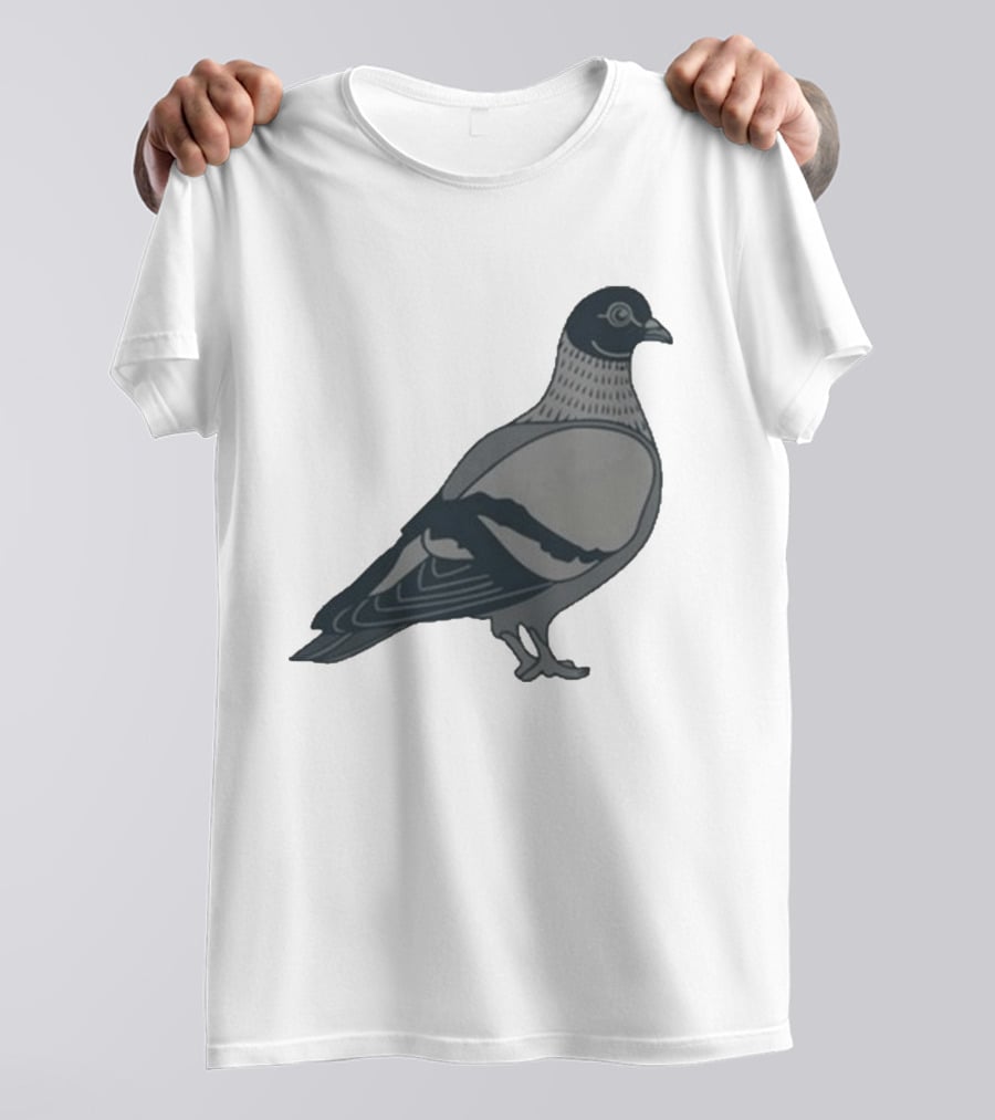 Pigeon Heavyweight Streetwear Symbolic T-Shirt