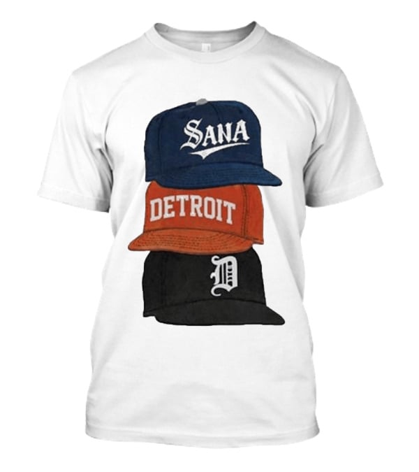 Sana Detroit Vintage Baseball Cap Collection D T-Shirt