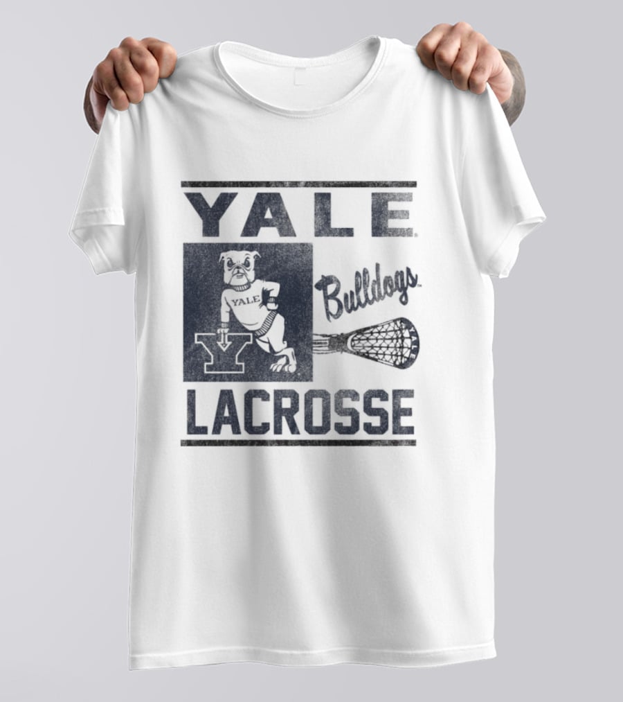 Yale Bulldogs Lacrosse Team Spirit Y T-Shirt