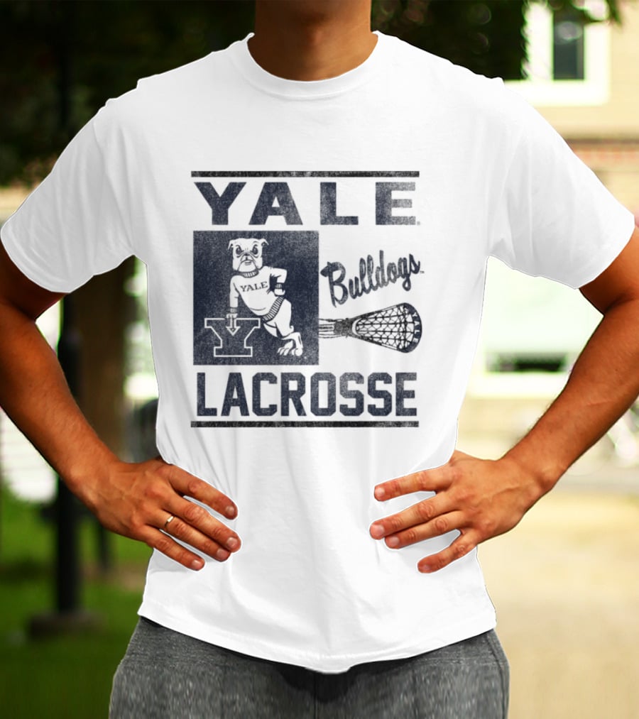 Yale Bulldogs Lacrosse Team Spirit Y T-Shirt