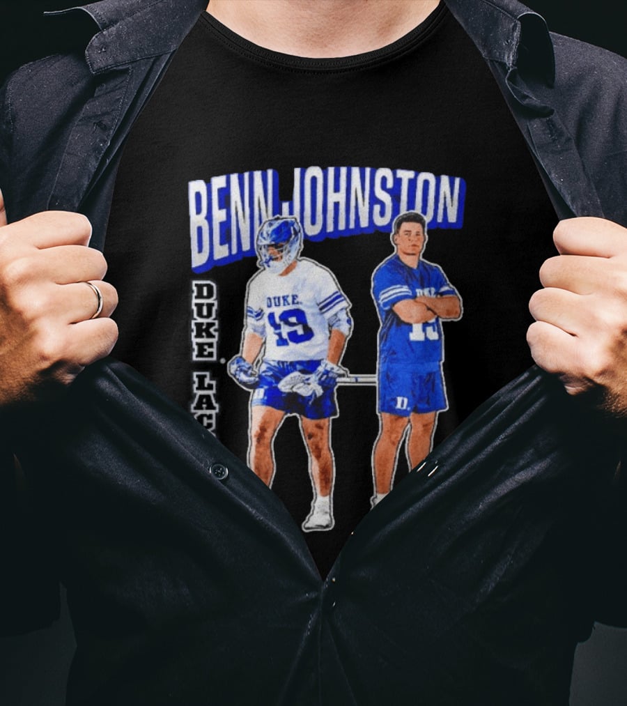 Benn Johnston Duke Lacrosse Player 19 Blue Devils T-Shirt