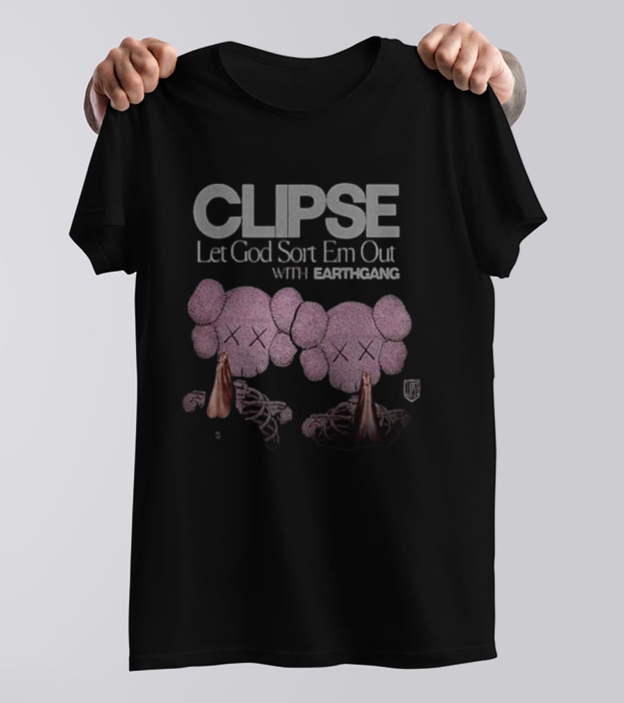 Clipse Let God Sort Em Out With Earthgang Tour 2025 US Cities T-Shirt