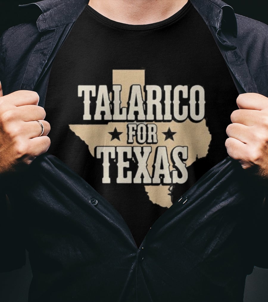 Talarico For Texas Campaign State Map T-Shirt
