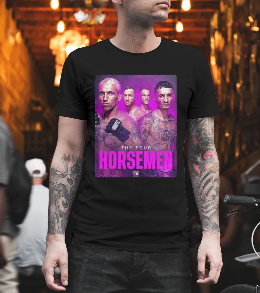 The Four Horsemen Oliveira Holloway Poirier Gaethje UFC Lightweight Champions T-Shirt