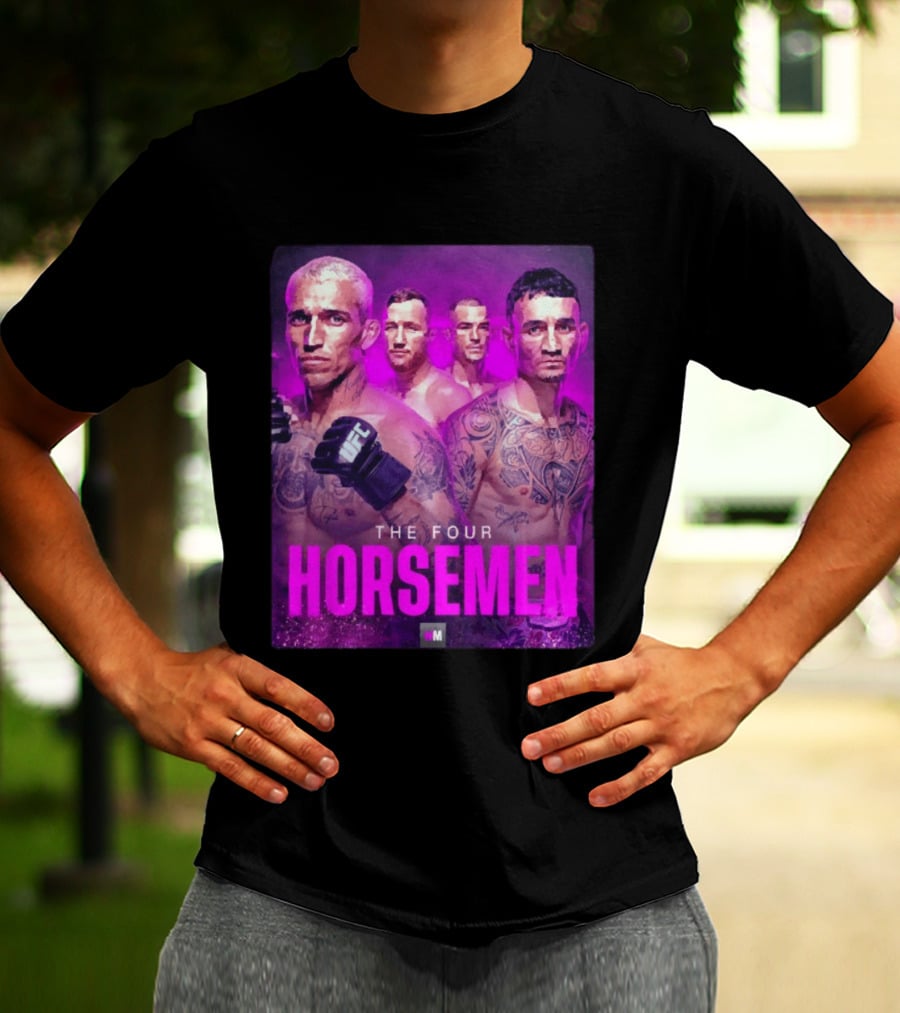 The Four Horsemen Oliveira Holloway Poirier Gaethje UFC Lightweight Champions T-Shirt