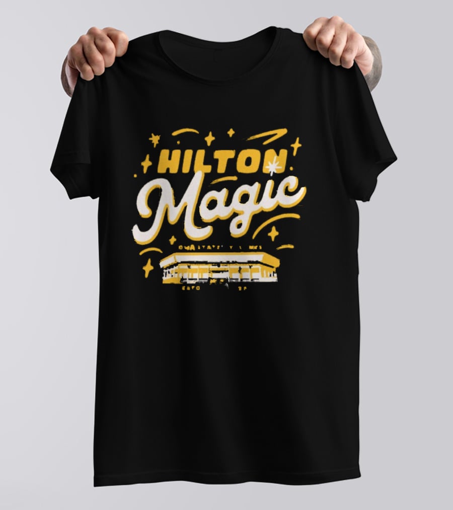 Hilton Magic Iowa State Cyclones Basketball Est 1971 Stadium Heritage T-Shirt