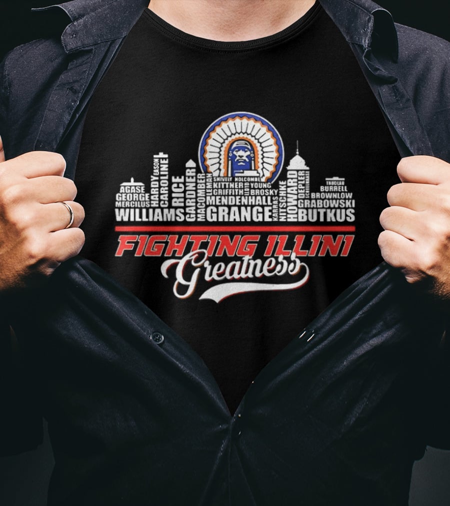 Williams Orange Krush Fighting Illini Greatness T-Shirt