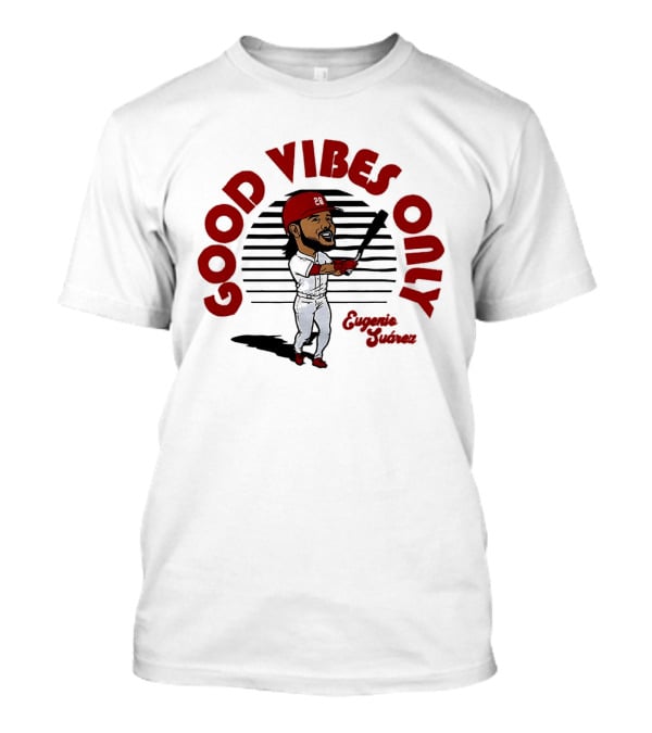 Eugenio Suárez Cincinnati Reds Good Vibes Only T-Shirt