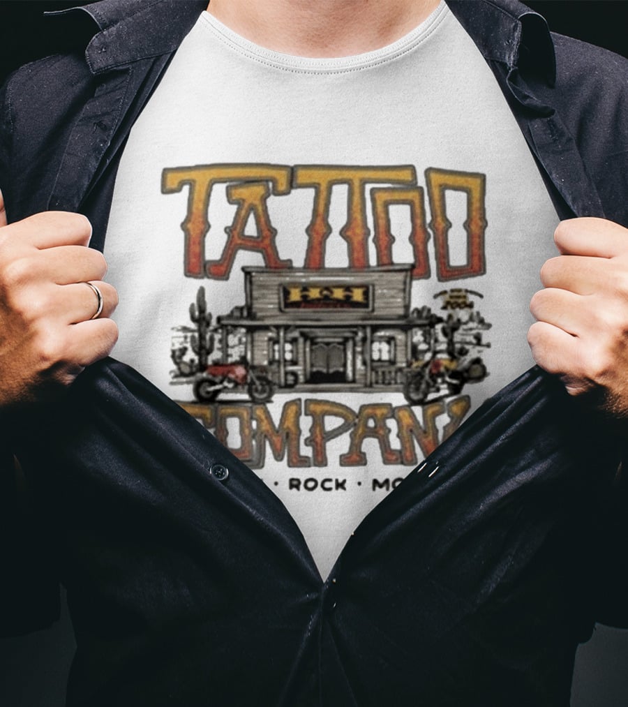 Hart & Huntington Tattoo Company Ink Rock Moto Saloon T-Shirt