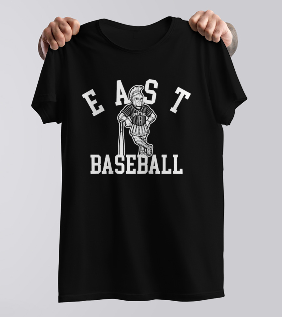 East Baseball MSU Spartan Green Men For Sale T-Shirt
