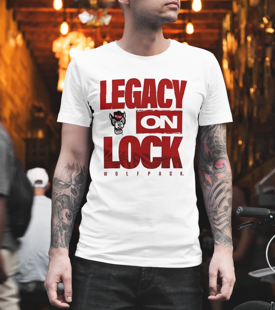 NC State Wolfpack Legacy On Lock 2026 March Madness T-Shirt