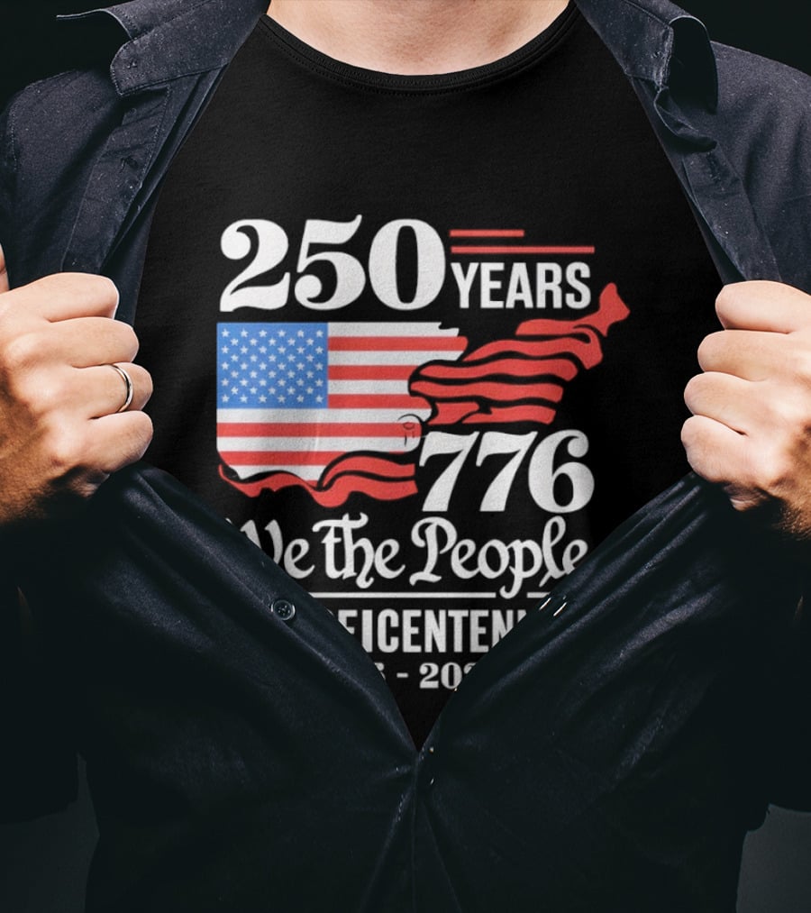 Celebrate 250 Years 1776 We The People Semiquincentennial 1776 2026 T-Shirt