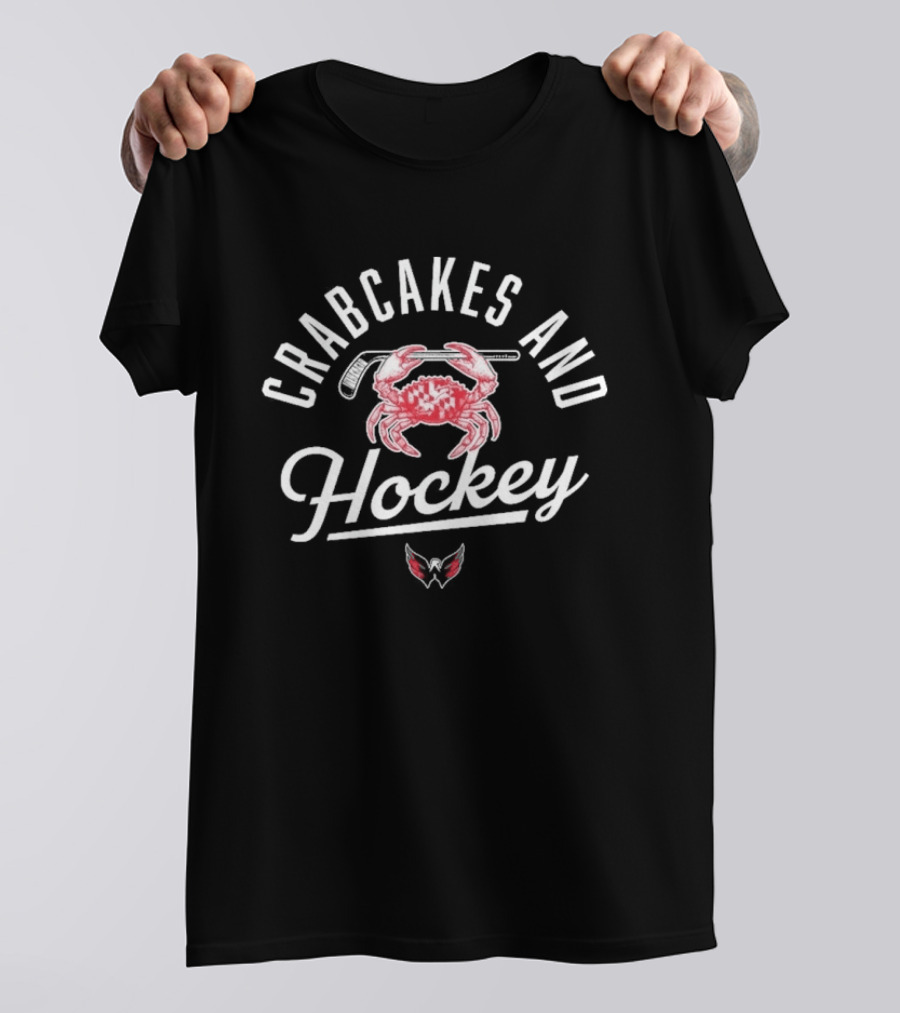 Crabcakes And Hockey Washington Capitals Fan T-Shirt