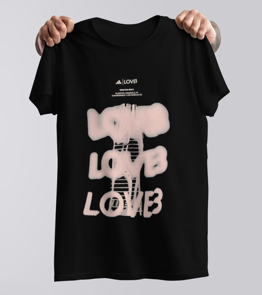 League One Volleyball LOVB Ladder T-Shirt