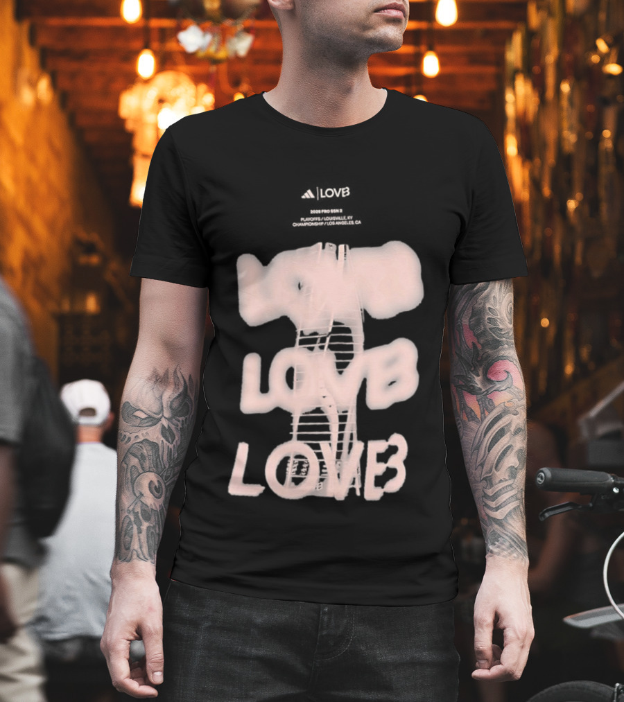 League One Volleyball LOVB Ladder T-Shirt