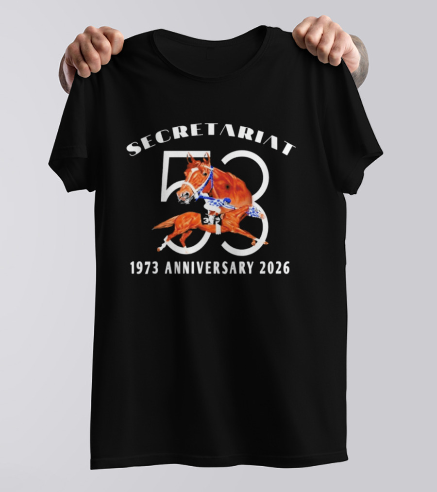 Secretariat 1973 50th Anniversary 2026 Racing Legend T-Shirt