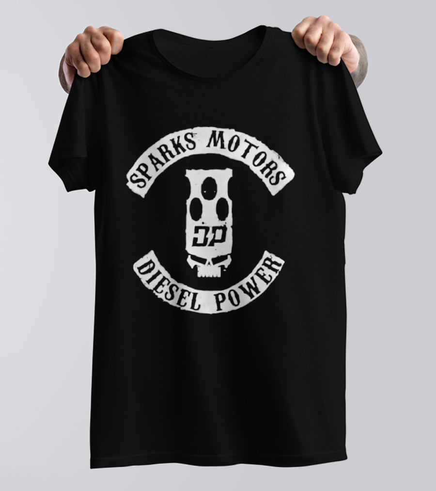 Sparks Motors Diesel Power Engine Piston T-Shirt