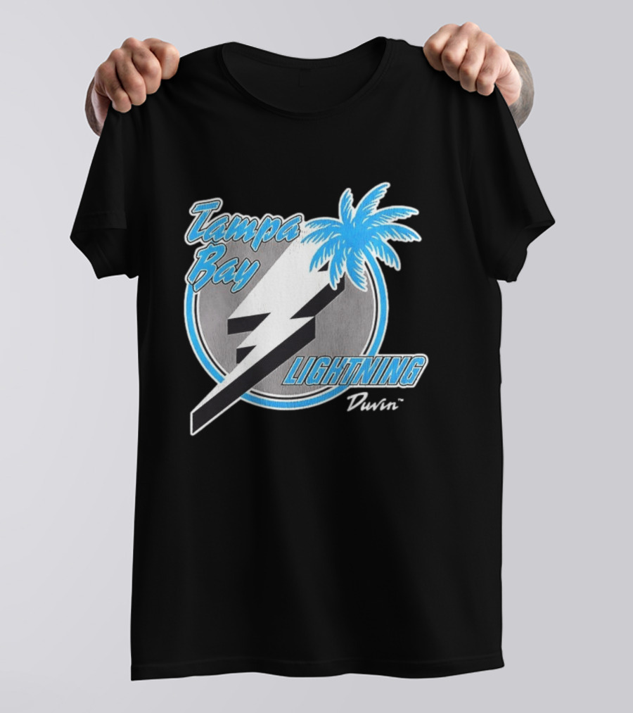 Tampa Bay Lightning NHL Tropics Palm Tree And Bolt T-Shirt