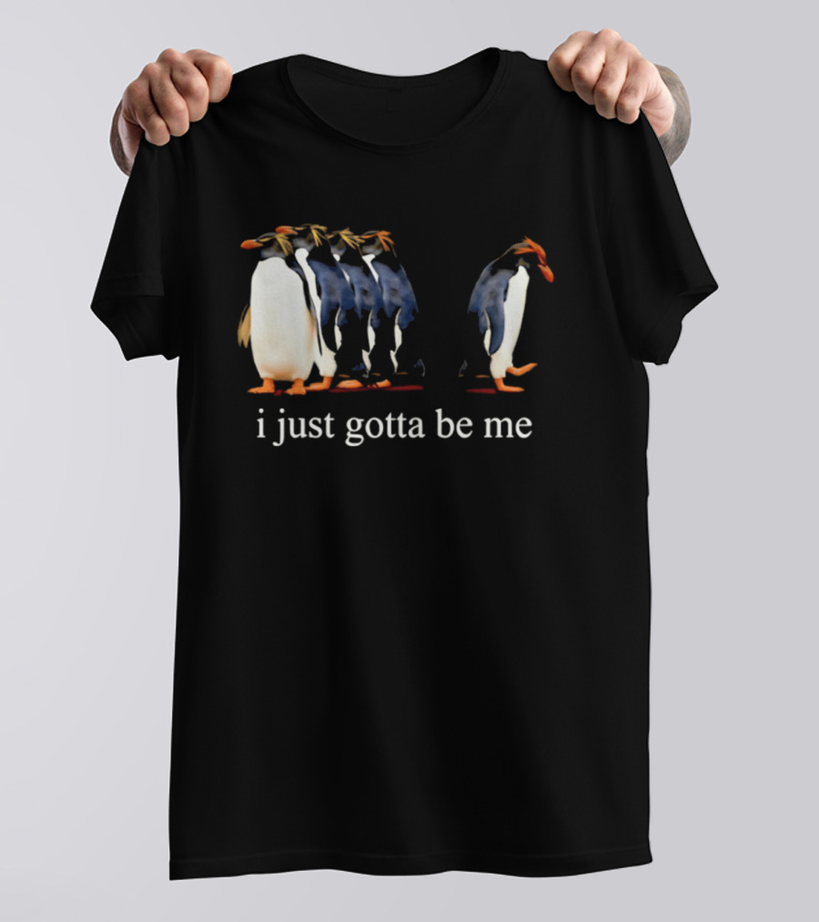I Just Gotta Be Me Penguin Evolution Journey 2001 National Geo Society T-Shirt