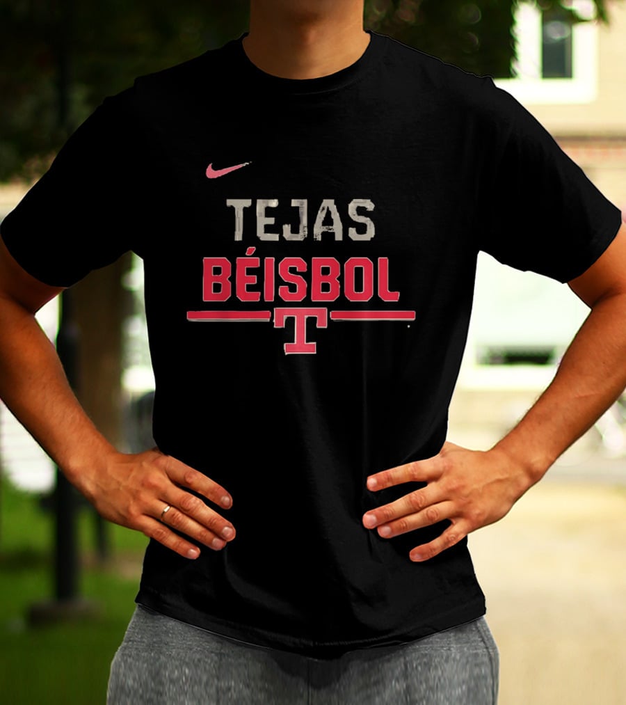 Texas Rangers Tejas Béisbol 2026 Nike City Connect Wordmark T-Shirt