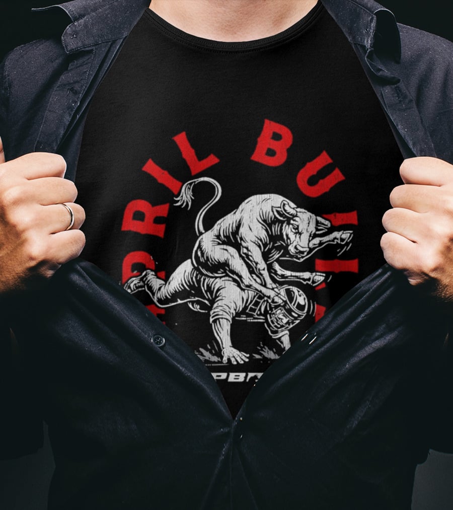 PBR April Bulls Riding Professional Bull Riders T-Shirt