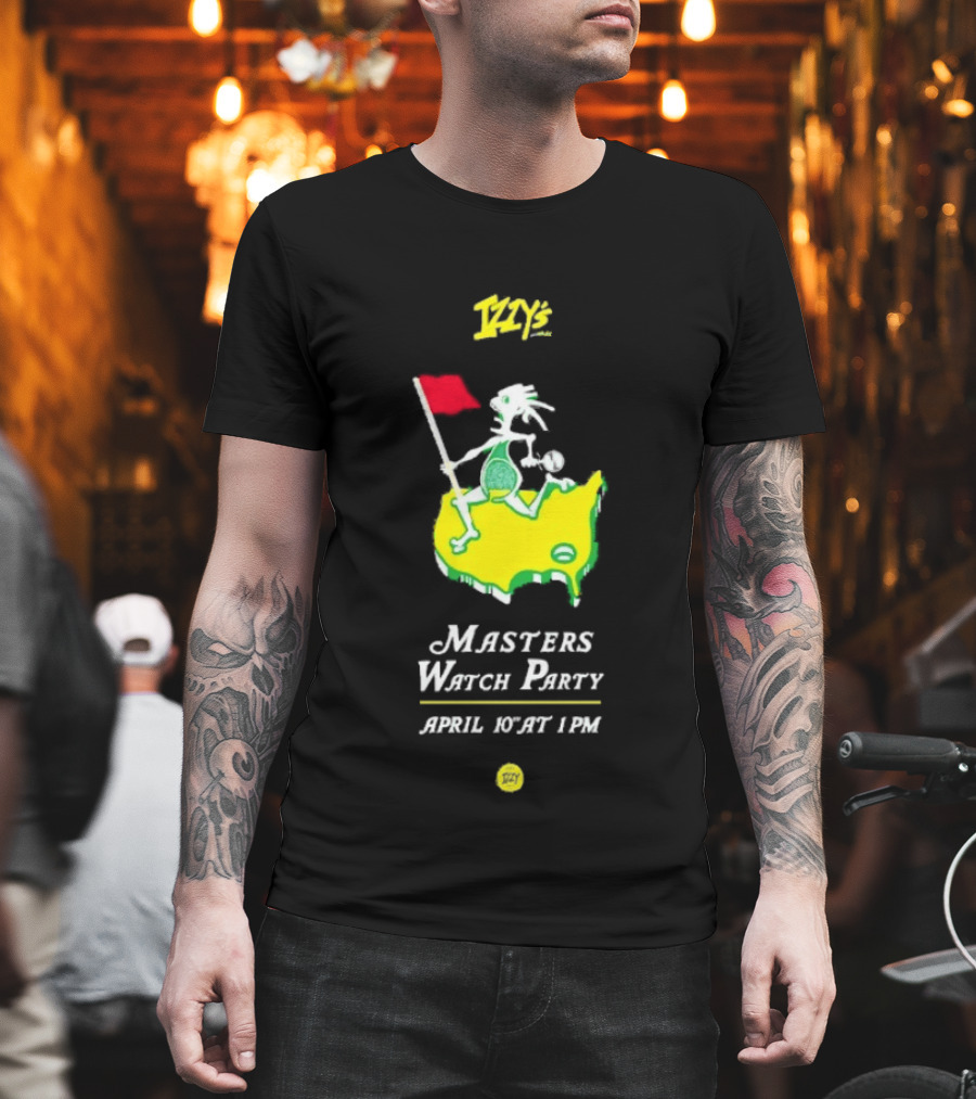 Izzy's Masters Party April 10th 1PM Golf Event T-Shirt