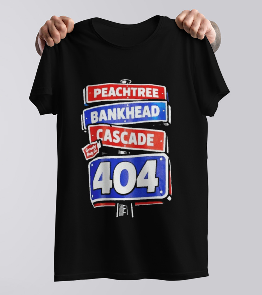 Peachtree Bankhead Cascade 404 Grady Baby Co T-Shirt