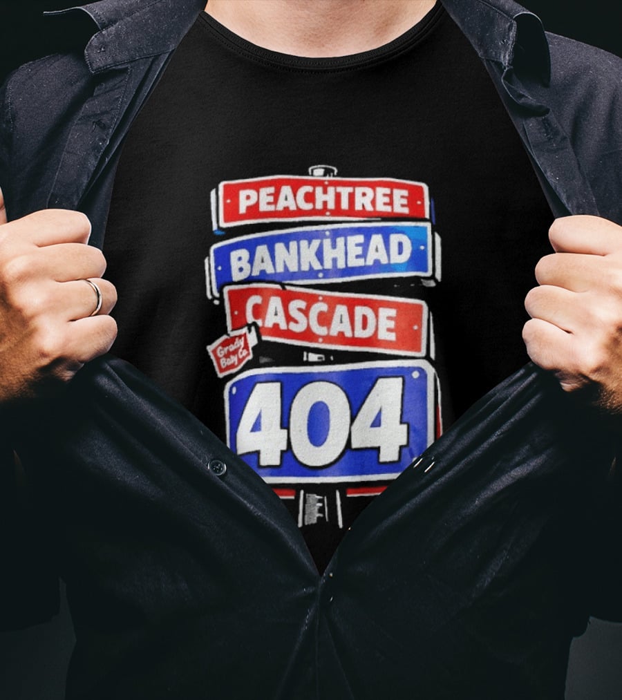 Peachtree Bankhead Cascade 404 Grady Baby Co T-Shirt