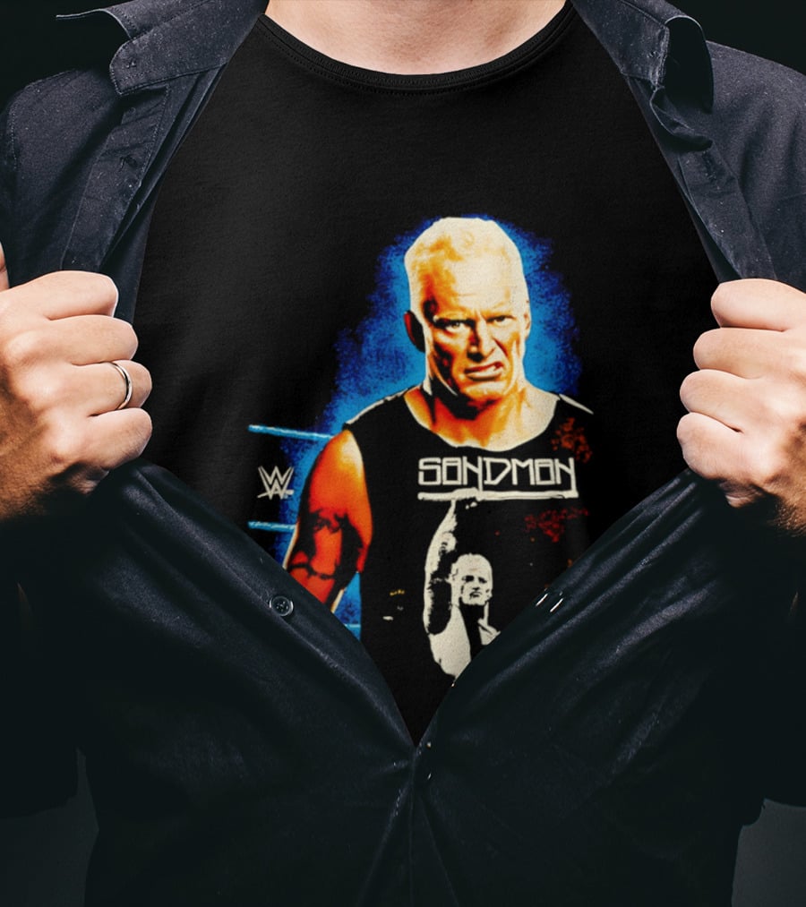 Wrestling Icon Sandman WWE Hardcore Legend T-Shirt