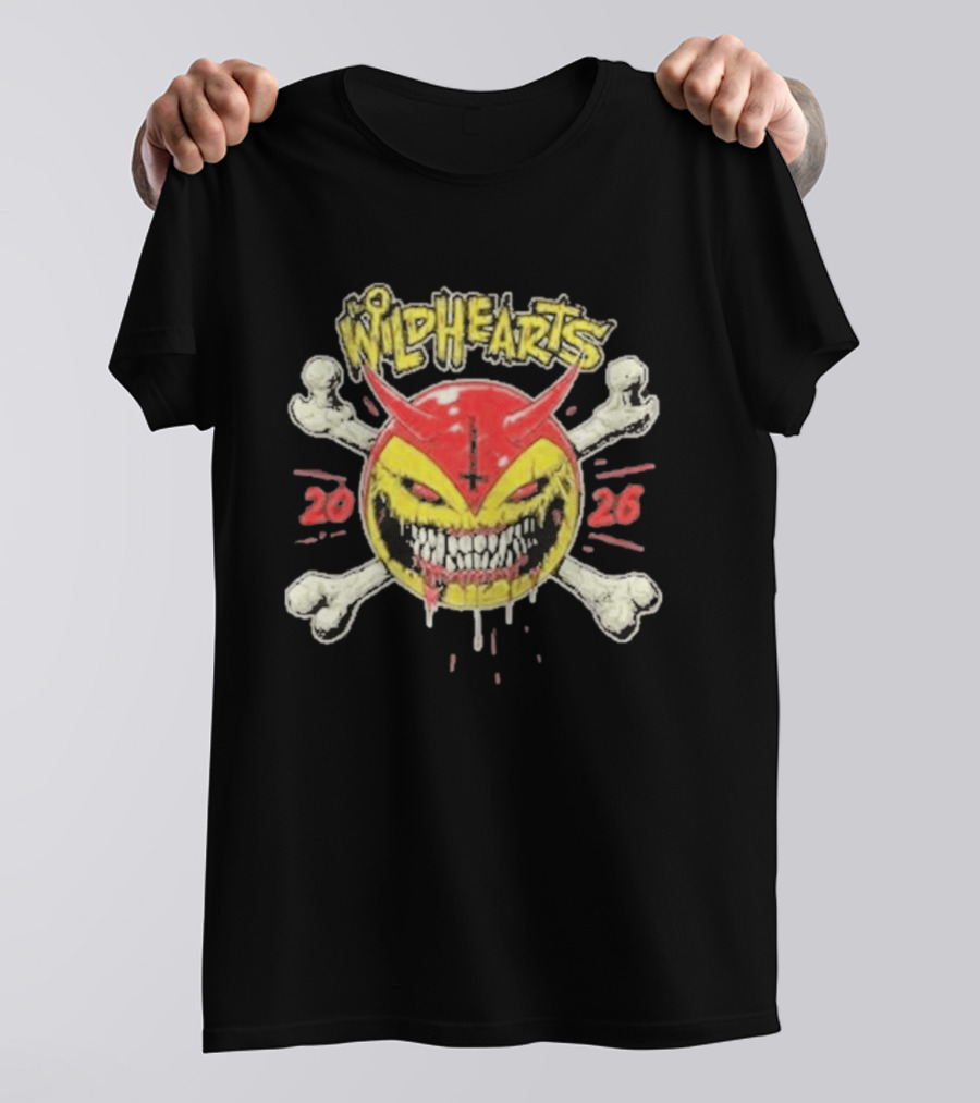 Wildhearts Smiley Bones Devil Skull 2026 T-Shirt
