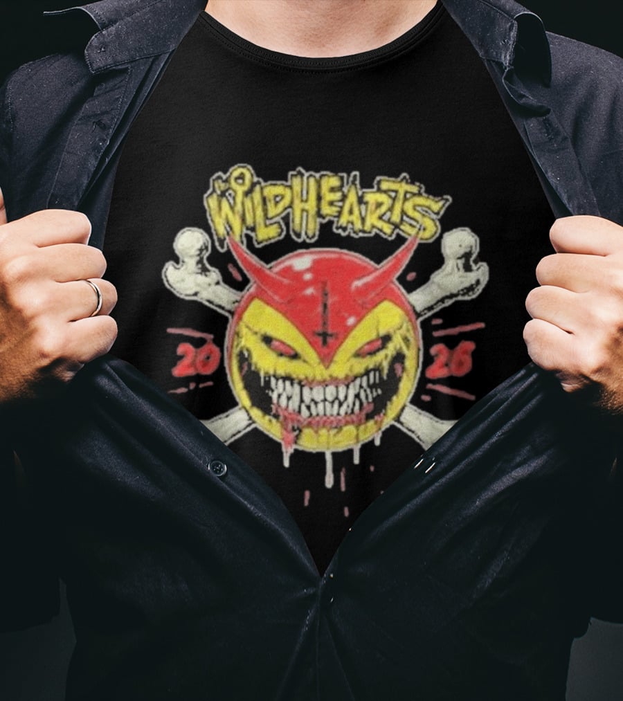 Wildhearts Smiley Bones Devil Skull 2026 T-Shirt