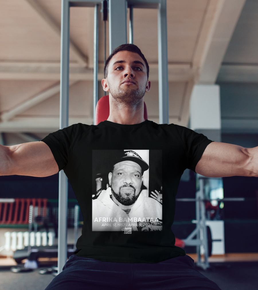 Afrika Bambaataa April 17 1957 April 9 2026 Time Capsule T-Shirt