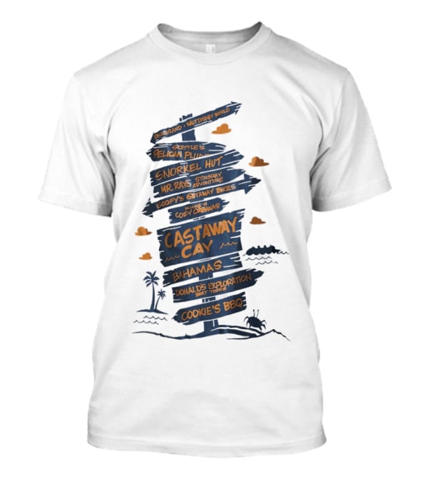 Disneyland Castaway Cay Bahamas Adventure Donald's Exploration Cookie's BBQ T-Shirt