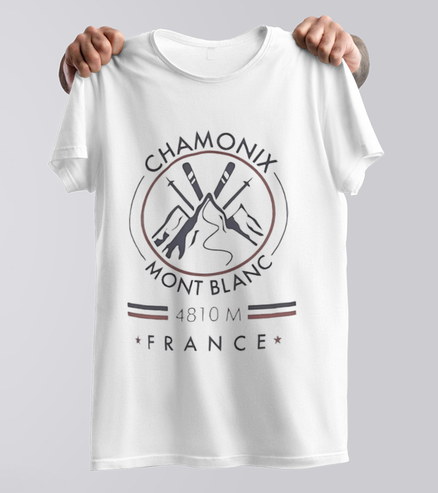 Chamonix Mont Blanc France 4810M T-Shirt