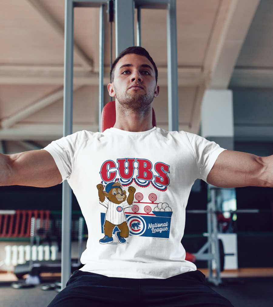 Chicago Cubs 2026 National League Mascot Step Back Up T-Shirt