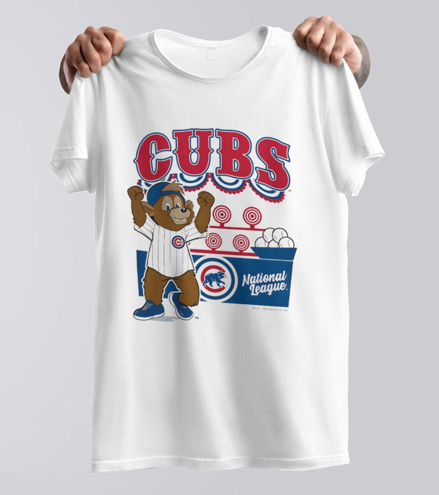 Chicago Cubs 2026 National League Mascot Step Back Up T-Shirt