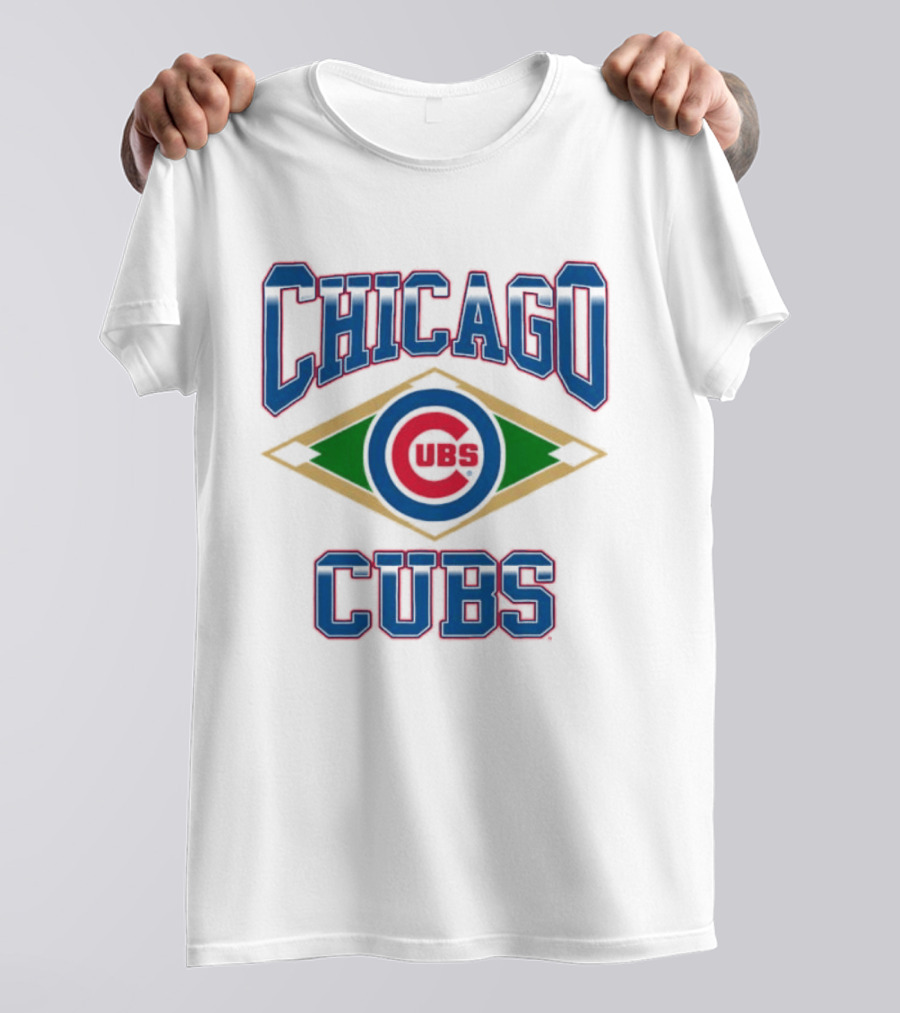 Chicago Cubs MLB Baseball Field T-Shirt